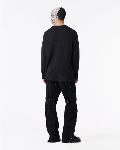 Black loose fit sweater