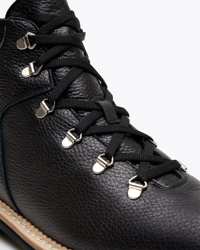 Deer Leather Boot Black
