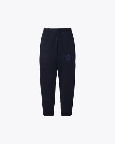 Dark blue wool blend pants