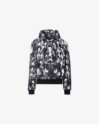 Buddha padded unisex hoodie
