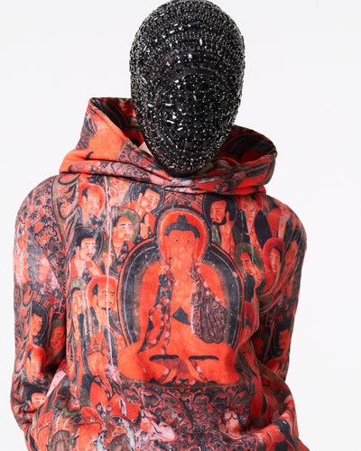 Buddha padded unisex hoodie