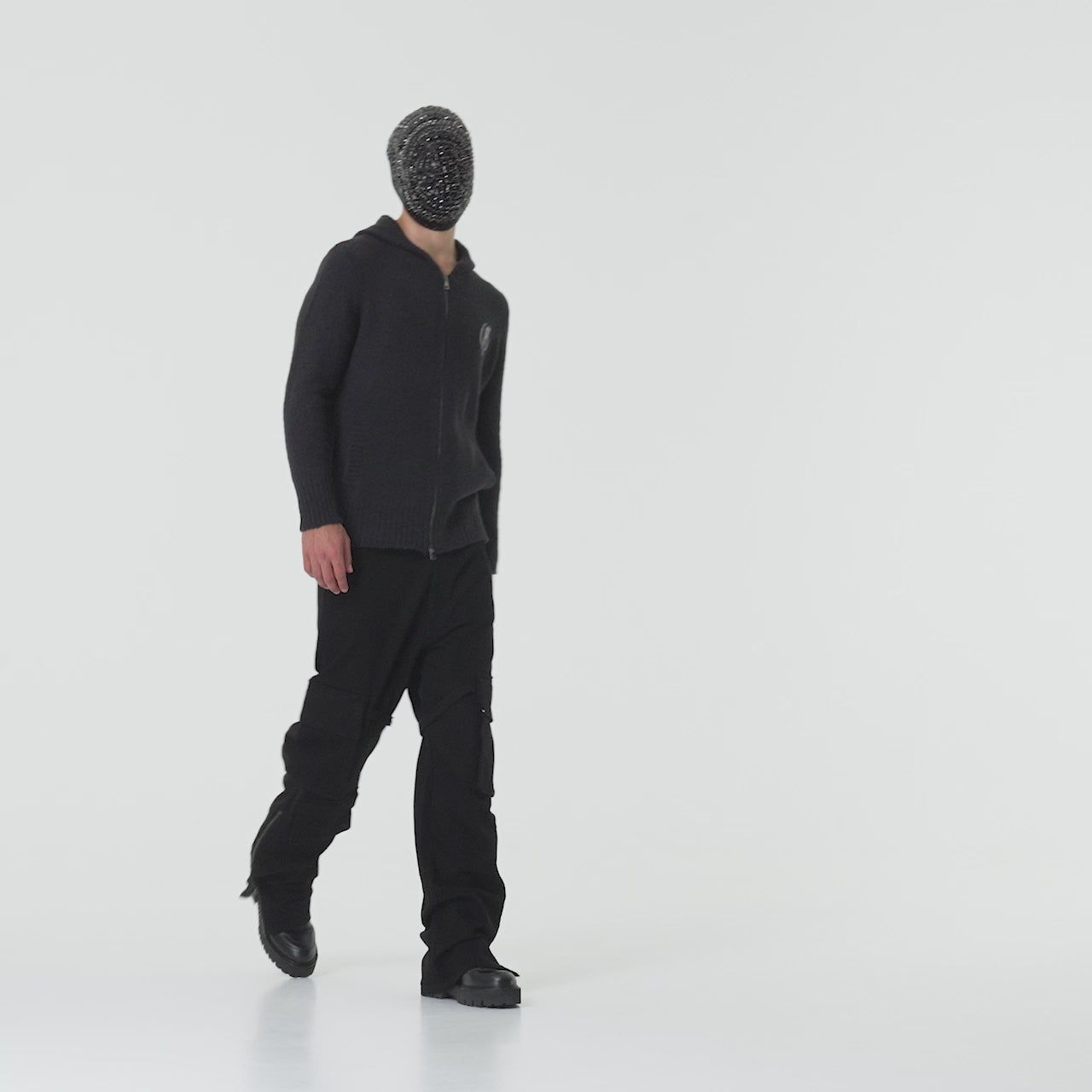 Black woven hoodie – G|Fashion
