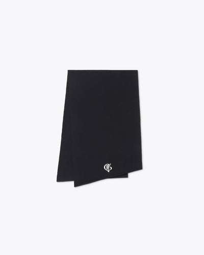 黑色纯棉围巾