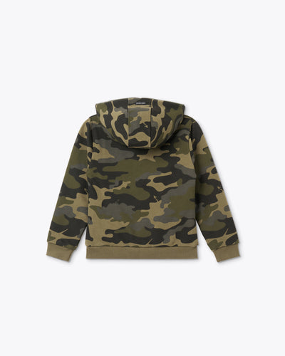 MILITARY GREEN HOODIE WITH POCKETS
