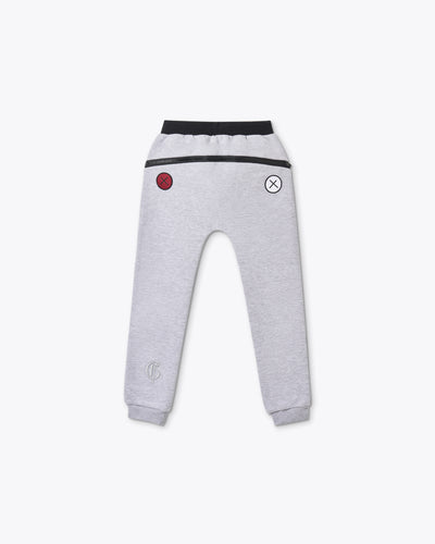 KNITTED JOGGER PANTS WITH ZOMBI PRINT