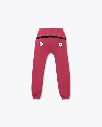 PINK JOGGER PANTS WITH LOGO