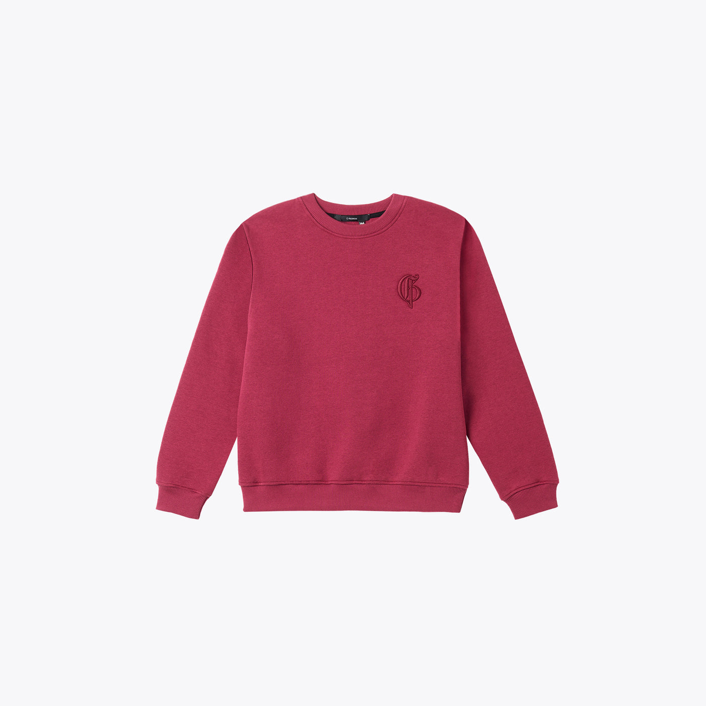 PINK SWEATER WITH ROUND NECK