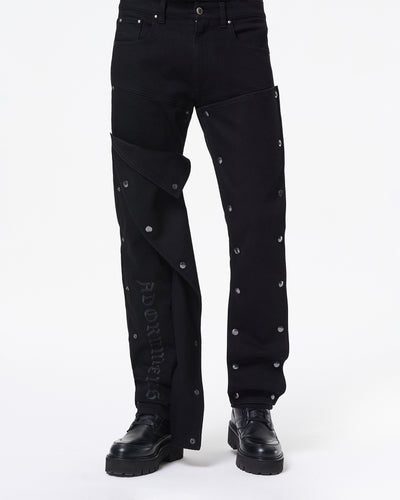 BLACK JEANS WITH STUDS